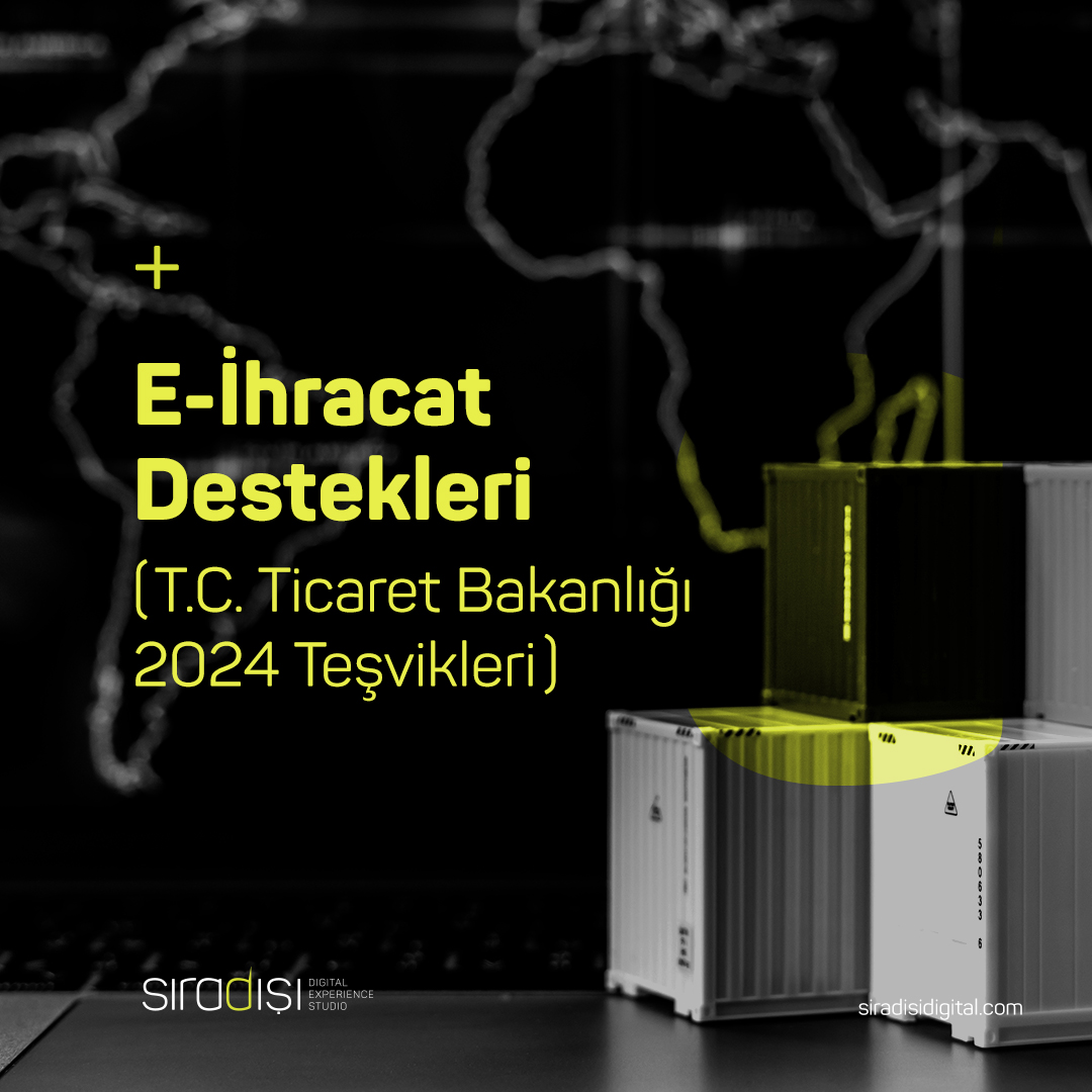 E-İhracat Destekleri ( T.C Ticaret Bakanlığı 2024 Teşvikleri ) | Sıradışı Digital