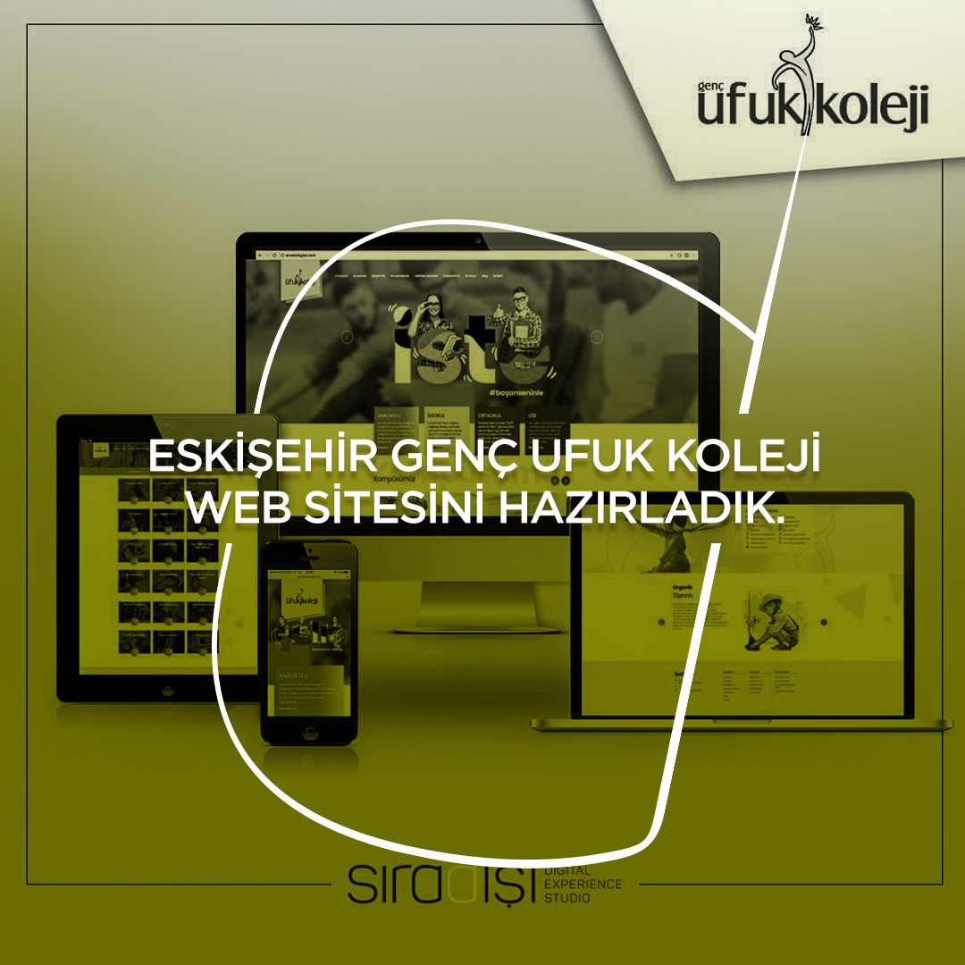 We have prepared Eskişehir Young Horizon College Web Site. | Sıradışı Digital