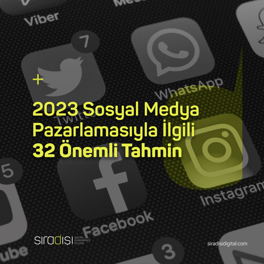 2023 Sosyal Medya Pazarlamasıyla İlgili 32 Önemli Tahmin | Sıradışı Digital
