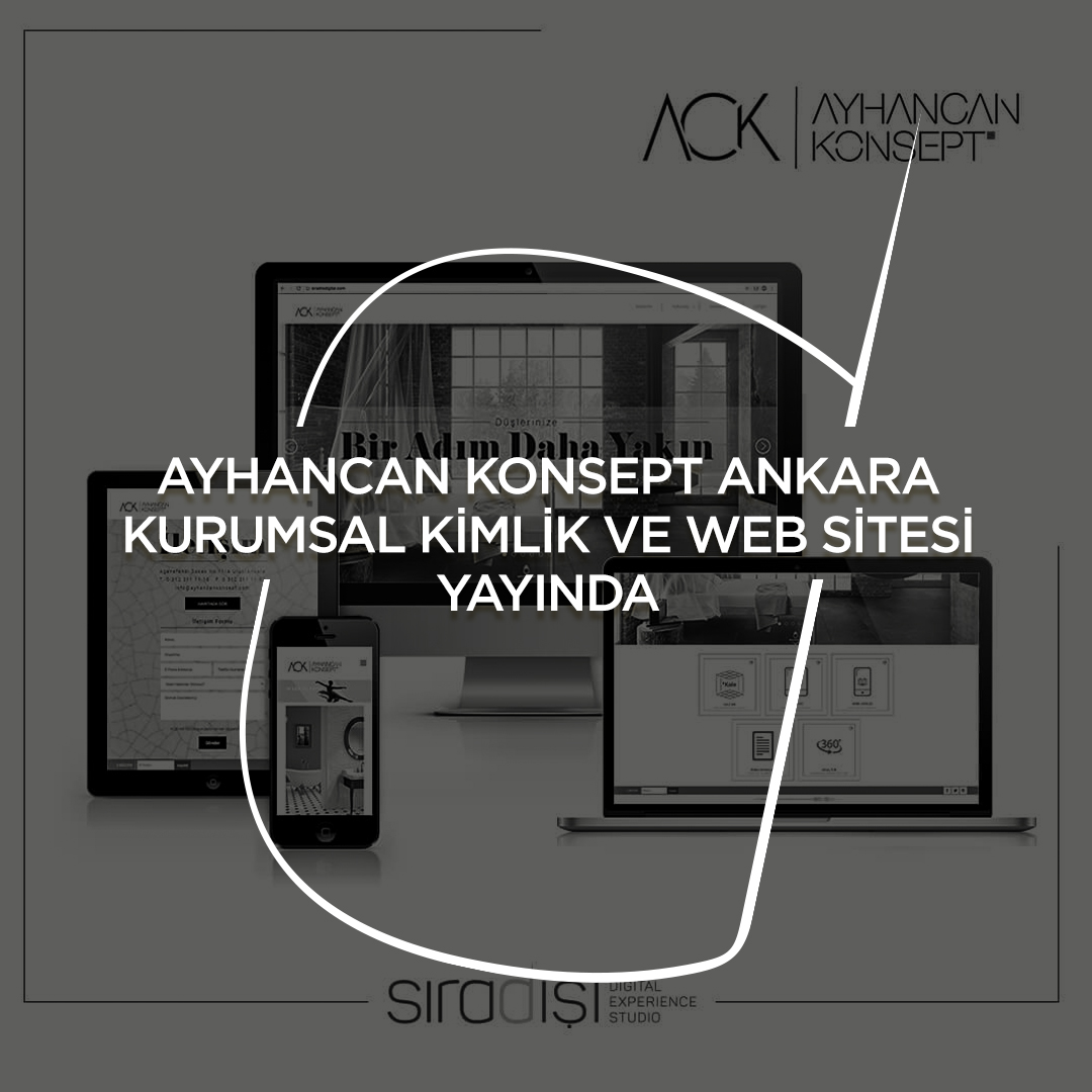Ayhancan Konsept Ankara  Kurumsal Kimlik ve Web Sitesi Yayında | Sıradışı Digital